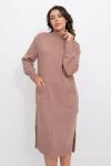 Платье Д 2972/кофе