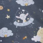 *Постельное бельё ясельное «Крошка Я. Полет в космос», бязь