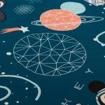 Постельное бельё 1.5-спальное «Этель. Мышонок космонавт», бязь