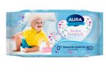AURA ULTRA COMFORT 60шт Влажные салфетки для детей