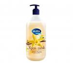 AURA Silky Cream 1000мл Крем-мыло Шелк и ваниль флакон/дозатор КК/6