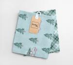 Набор вафельный полотенец 47х60 (Елочка - 1 шт, Плетение 2 - 1 шт)