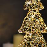 Светодиодная фигура «Ёлочка» 36?17?6 см, 20 LED, батарейки ААx2 (не в комплекте), свечение теплое белое