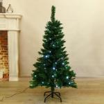 Искусственная ёлка с гирляндой Led «Зимнее волшебство. Верона», 120 см, 205 ПВХ веток отгибаются