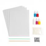 Набор для рисования эбру на новый год «Волшебный Новый год! Зайка», набор для творчества