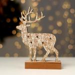 Декор с подсветкой «Новогодний олень», 11?5?19 см