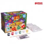 Магниты из гипса на новый год своими руками «Праздничное настроение», набор для творчества