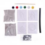 Магниты из гипса на новый год своими руками «Праздничное настроение», набор для творчества