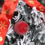 Искусственная ёлка настольная «Зимнее волшебство. Фестивальная, в горшочке», 22 см, ПВХ ветки отгибаются