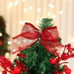 Искусственная ёлка настольная «Зимнее волшебство. Праздничная», 14?26 см, ПВХ ветки отгибаются