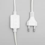 Неоновая фигура «Снежинка», 40 см, 360 LED, 220 В, свечение синее