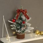 Искусственная ёлка настольная «Зимнее волшебство. Фестивальная», 36 см, ветки отгибаются