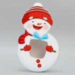 Коробка новогодняя подарочная «Снеговик», 15?25?5 см