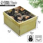 Коробка подарочная новогодняя складная «Фотографичная», 31?25.5?16 см, Новый год