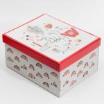 Коробка подарочная новогодняя складная «Хюгге», 31?25.5?16 см, Новый год