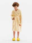 Халат махровый детский «Этель. Динозавр», размер 34, бежевый
