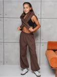 Брюки "Диагональ" Шоколад  Детский