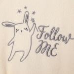Халат махровый детский Этель Follow me, размер 32 (110-116 см), бежевый