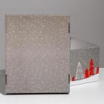 Коробка подарочная новогодняя складная «Новогоднее поздравление», 31?25.5?16 см, Новый год