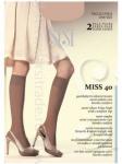 Гольфы женские Miss 40 New Sisi [2 пары] Дроп