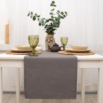 Дорожка декоративная 'Цвет эмоций' 40х145, саржа, 100% хлопок, 'Графит'