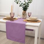 Дорожка декоративная 'Цвет эмоций' 40х145, саржа, 100% хлопок, 'Орхидея'