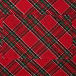 Фартук 'NewYear' 70*80 с карманом и регулируемой бретелью, рогожка, 100% хлопок, 'Шотландка'