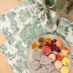 Набор салфеток декоративных 35х35 - 6 шт, саржа 'Туаль де Жуи ВБ'