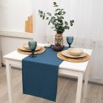 Дорожка декоративная 'Цвет эмоций' 40х145, саржа, 100% хлопок, 'Голубая сталь'