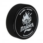 BY SPORT Шайба хоккейная с принтом, взрослая, 7.5х2.5см, резина