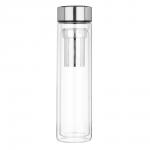 SATOSHI Термос-кружка с ситечком заваривания 500мл, стекло, двойные стенки