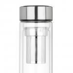 SATOSHI Термос-кружка с ситечком заваривания 500мл, стекло, двойные стенки