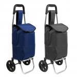 Тележка + сумка тм VETTA, ткань оксфорд, до 10кг, 33х26х82см, 16л, колеса ЭВА d13см