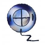 BY SPORT Тюбинг/ватрушка, диаметр 100см, оксфорд 600D, ПВХ, бутиловая камера R15, северное сияние