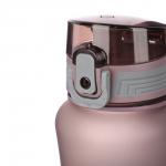 SILAPRO MAX Бутылка спортивная с замком, ELDERBERRY-ULTIMATE GREY, 600мл, РС, силикон