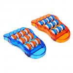 SILAPRO Массажер для ступней ног (улучшающий кровообращение) 21,5x12 см, пластик, 2 цвета