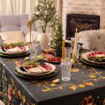 Набор новогодний Fairy tale: скатерть 150?180 см ±3 см с ВГМО, салфетка 40?40 см-8 шт., 100% хлопок