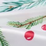 Скатерть новогодняя «Доляна» Rowan, 145?300 см, 100% п/э