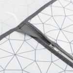 VETTA Чехол для одежды, с прозрачным окном, 60х130см, Валери, молния, полипропилен