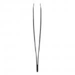 Пинцет для бровей скошенный тм ЮНИLOOK, хром, металл, 8,7см