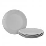 MILLIMI Грей Набор столовой посуды 19 пр., опаловое стекло, круглый