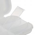 Универсальный бокс тм VETTA, дорожный, 8 отдел., пластик, 10х6х3,5см