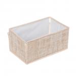 Комплект коробов тм VETTA ЛЁН, текстиль, бежевый, 25х15х12см, 2 шт