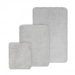 PROVANCE Basic Комплект полотенец, 3шт, 30х50, 50х80, 70х120, 95% пэ, 5% полиамид, 280гр/м, серый