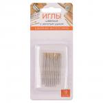 Набор швейных игл 10 шт. с золотым ушком, сталь