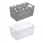 Корзинка для хранения тм VETTA, пластик, 25,5x15x12,5см, 2 цвета