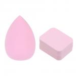 ЮНИLOOK Набор спонжей 6 шт: капля 1шт, плоские 5 шт, полиуретан, 6х4/5,3х4,2см, 6 цветов, ВЗ24-58