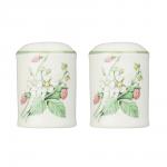 MILLIMI Земляника Набор для соли и перца на подставке, 11,5х6,5х7см, керамика