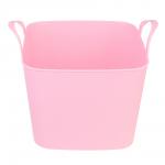 VETTA Корзинка для хранения с ручками, 17.1x14x13.5см, пластик