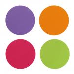 Набор спонжей для макияжа 4 шт тм ЮНИLOOK , латекс, d5,5см, 4 цвета